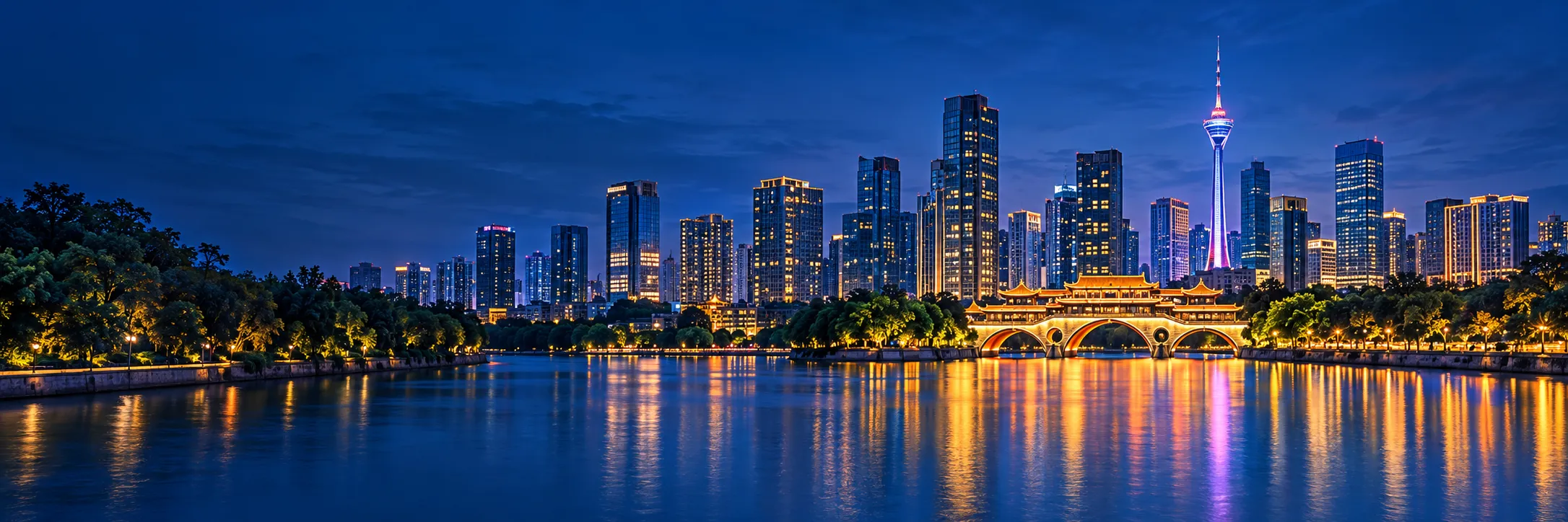 成都城市夜景